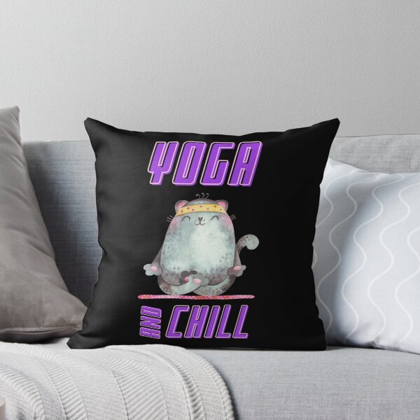 Item preview, Yoga And Meditation Practice, Yoga Cat designed and sold by stickmeok.