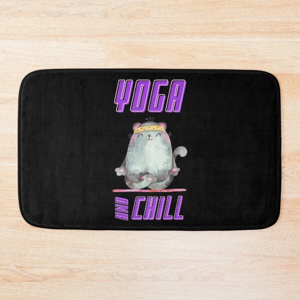 Item preview, Yoga And Meditation Practice, Yoga Cat designed and sold by stickmeok.
