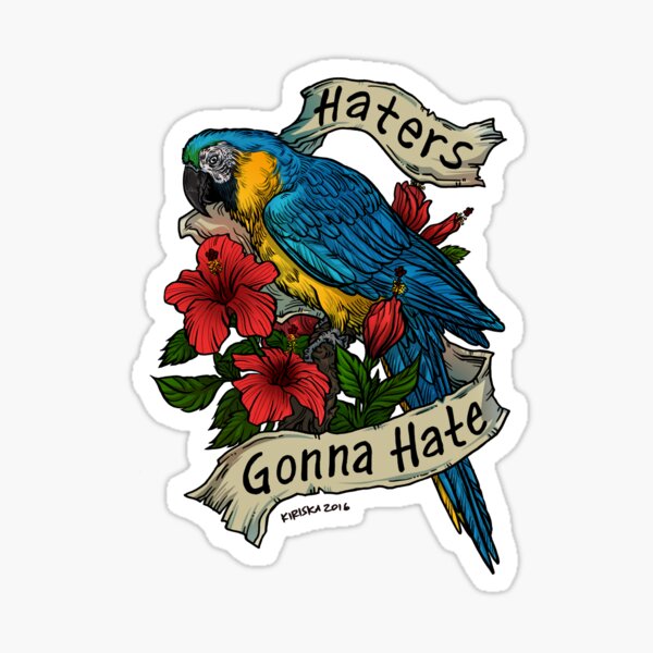 Artikel-Vorschau von  "Militäraras": http: //www.redbubble.com/people/kiriska/works/23612033-haters-gonna-hate-military-macaw, designt und verkauft von KIRISKA.