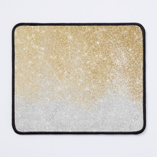 Item preview, Gold and Silver Glitter Ombre Luxury Design designed and sold by NdesignTrend.