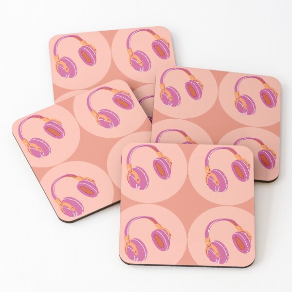 Item preview, Headphones lesbian flag themed designed and sold by lesbian-gang.