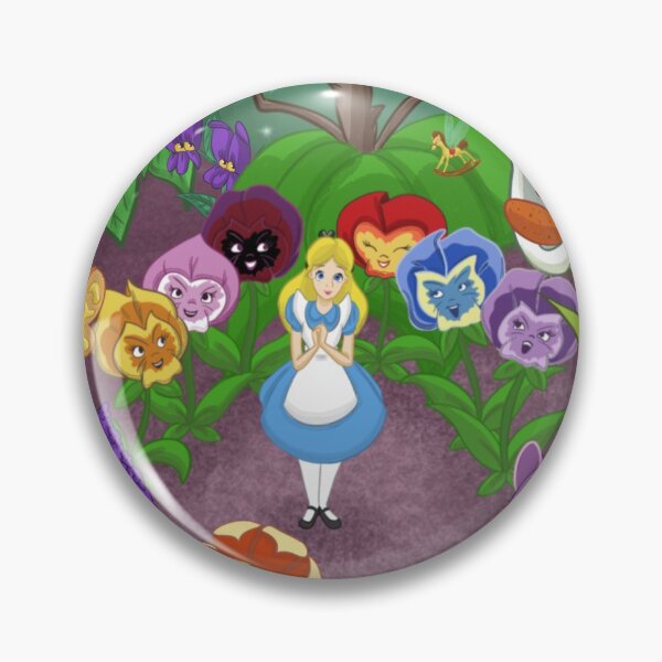 Item preview, Alice and The Garden Of Live Flowers designed and sold by StephPenguinGal.