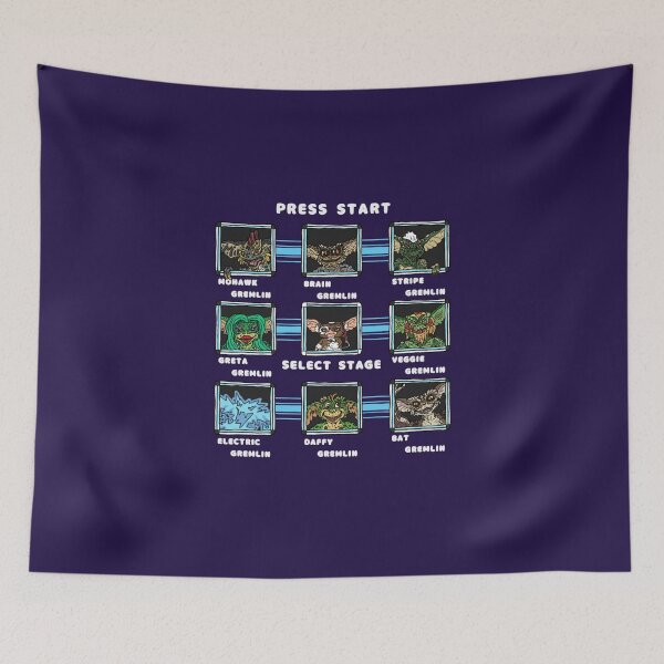 Item preview, Gremlins Video Game; Megaman inspired, Gizmo stage select screen designed and sold by LoganMDesigns.