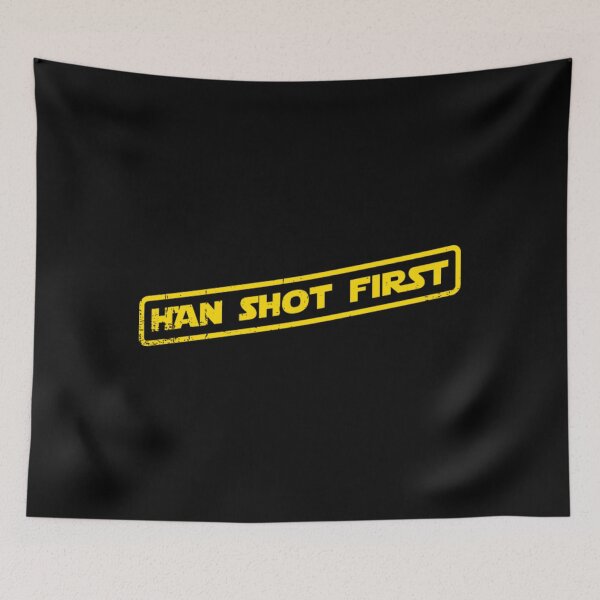 Item preview, Han Solo T-ShirtFirst shot designed and sold by TyfeMosu.