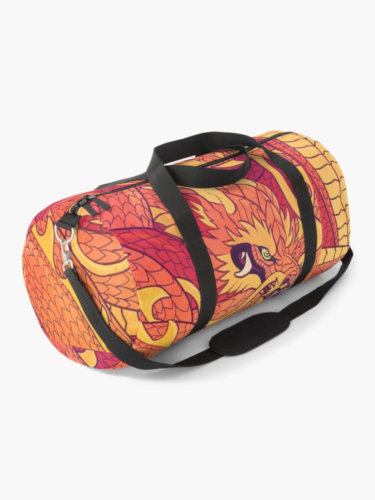 Thumbnail 1 of 3, Duffle Bag, Coiled Dragon designed and sold by lolliegag.