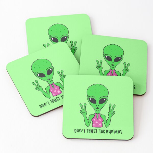 Item preview, Alien don’t trust the humans designed and sold by Anastasia Toska.