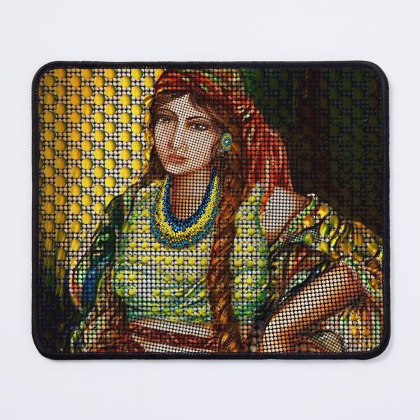 Arab Bedouin Woman Mouse Pad