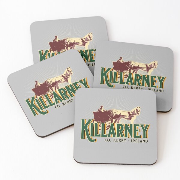 Item preview, Killarney Ireland Jarvey Horse and Carrige T-Shirt Sticker Hat 1 designed and sold by ROADTROOPER.