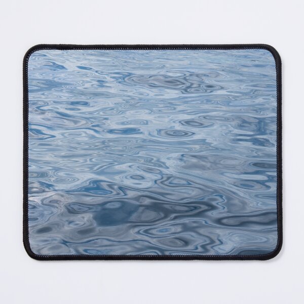 Item preview, Blue Moire Silk - Mesmeric Water Play Patterns designed and sold by Georgia Mizuleva.