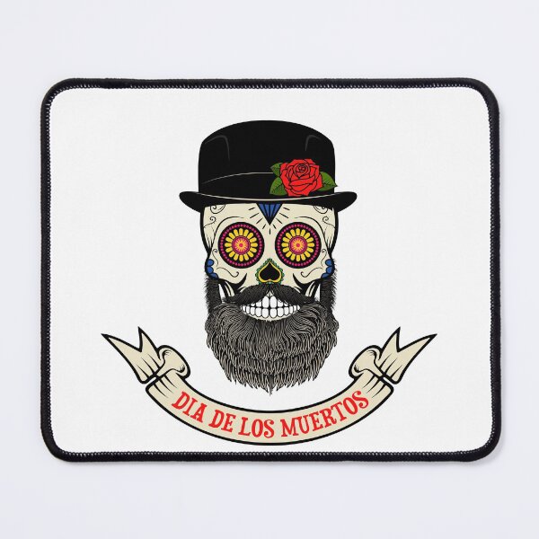 Item preview, Dia De Los Muertos sugar skull beard designed and sold by Emil1993.