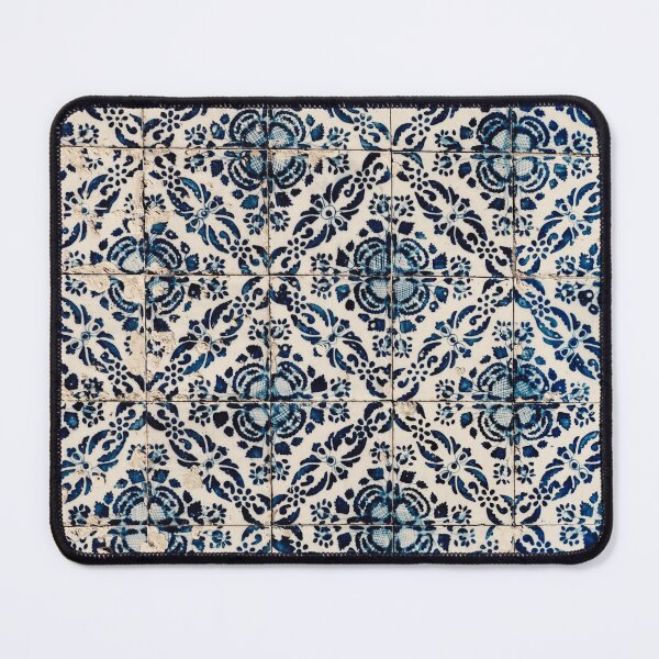 Item preview, Portuguese Azulejos I - Vintage Blue Hand Painted Tiles - Europe Travel photography by Ingrid Beddoes designed and sold by Ingrid Beddoes Photography.