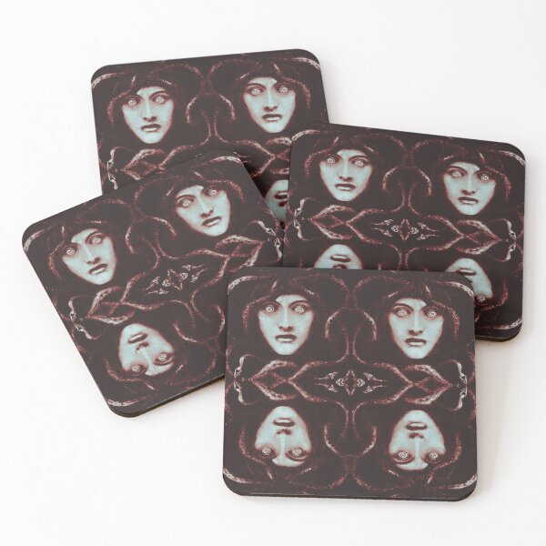 Item preview, Medusa by Franz Stuck 1892 - reimagined designed and sold by SewnMemories.