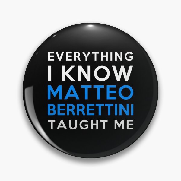 Item preview, Everything I know - Matteo Berrettini designed and sold by 2Girls1Shirt.