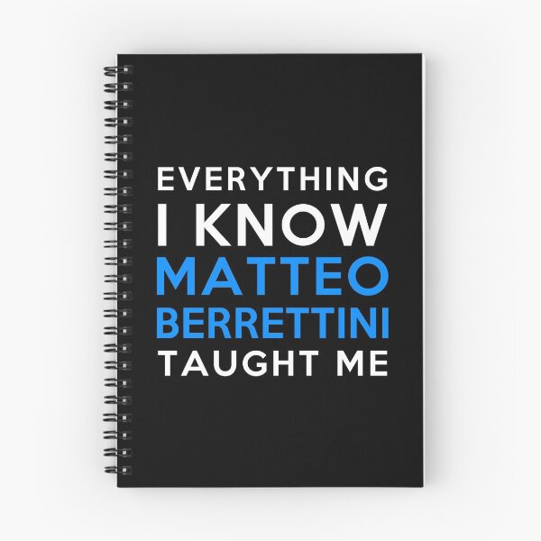 Item preview, Everything I know - Matteo Berrettini designed and sold by 2Girls1Shirt.