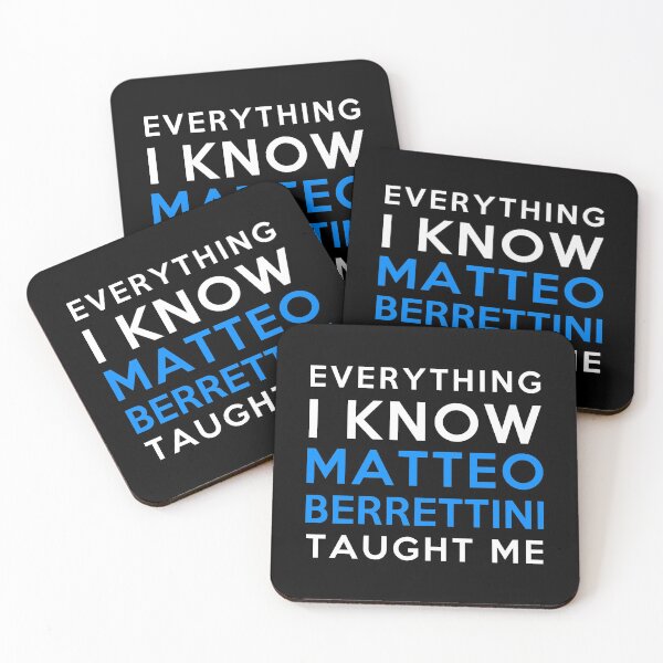 Item preview, Everything I know - Matteo Berrettini designed and sold by 2Girls1Shirt.