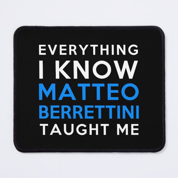 Item preview, Everything I know - Matteo Berrettini designed and sold by 2Girls1Shirt.