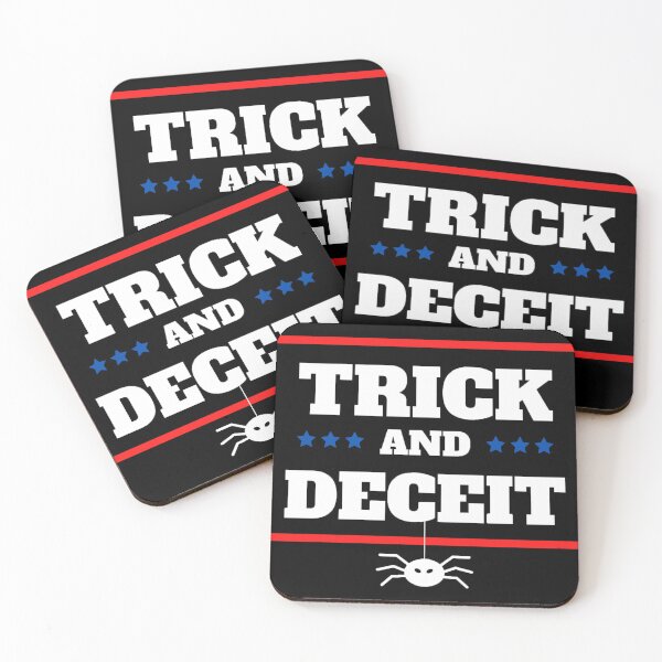 Item preview, Trick and Deceit Funny Halloween Political Design. designed and sold by Sofia Jackson.