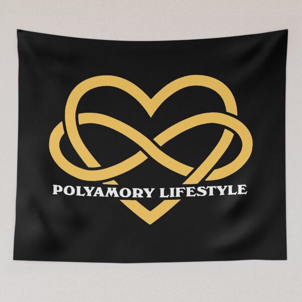 Item preview, Polyamory Lifestyle Threelationship Infinity Heart Poly Love designed and sold by JackCurtis1991.