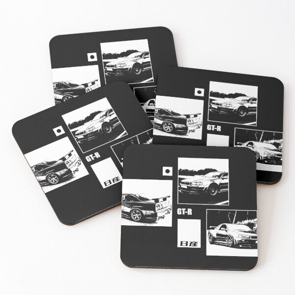 Item preview, NISSAN SKYLINE GT-R R34 Black 'N White Archive (Black Version) designed and sold by Cero81.