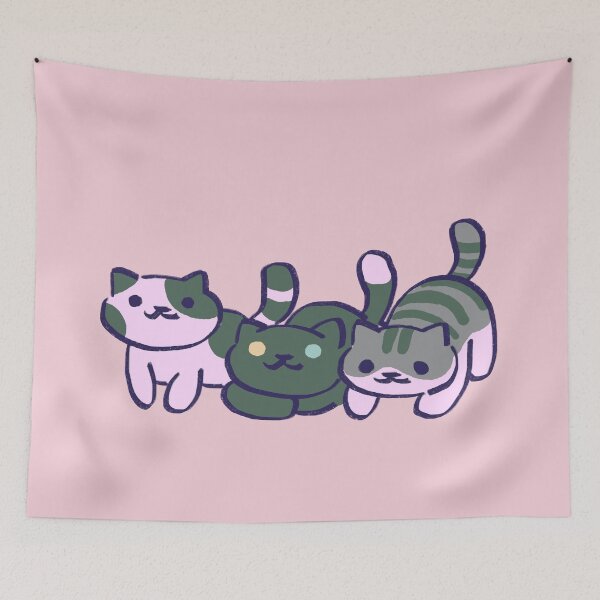 Item preview, I draw speckles, pepper and pickles / neko atsume cats designed and sold by RansRoom.