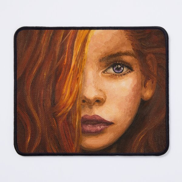 Item preview, Flame-haired girl designed and sold by IraPanyukova.