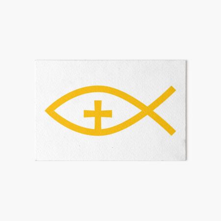 Christian Symbol Art Board Print