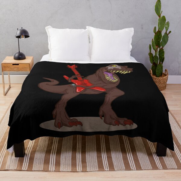 Item preview, Rock music t rex dinosaur with guitar punk rock designed and sold by Luxara1.