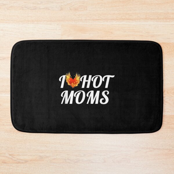 Item preview,  Love Moms Funny Burning Heart designed and sold by dominique235.