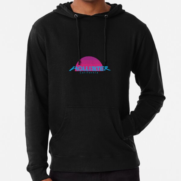 Black and pink outlet hollister hoodie