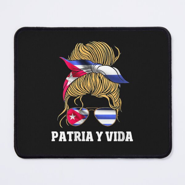 Item preview, Womens Patria Y Vida T Shirt Women Mujer Messy Hair Free Cuba flag T-Shirt designed and sold by Klaus-Gilbert.