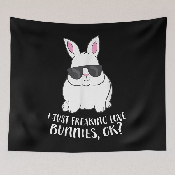 Item preview,  Just Freaking Love Bunnies Funny Gift designed and sold by suzanso.