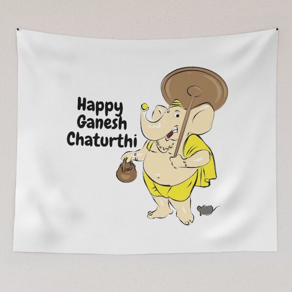Item preview, Happy Ganesh Chaturthi designed and sold by designedby-abhi.