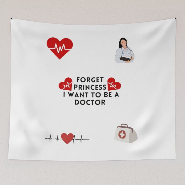 Item preview, Forget Princess I want to Be a Doctor | Forget Princess I want to Be a Doctor design lover designed and sold by ExpertSayeed.