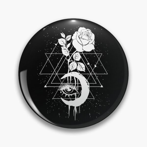 Item preview, Occult Vintage Moon Rose Hexen designed and sold by Luxara1.