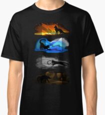 Warrior Cats: Four Elements, Four Clans Classic T-Shirt
