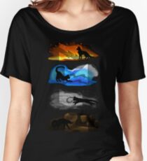 Warrior Cats: Four Elements, Four Clans Women's Relaxed Fit T-Shirt