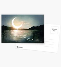 reflecting. Postcards