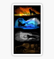 Warrior Cats: Four Elements, Four Clans Sticker