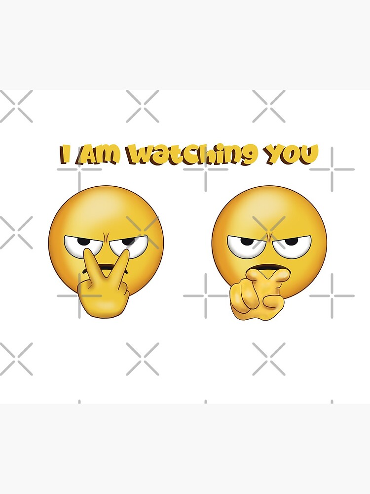 "Emoji I’m watching you" Mouse Pad for Sale by nasia9toska Redbubble