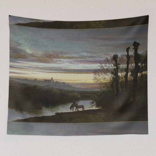 Item preview, Les vapeurs du soir paysage - Antoine Chintreuil  designed and sold by Vintage Designs +.
