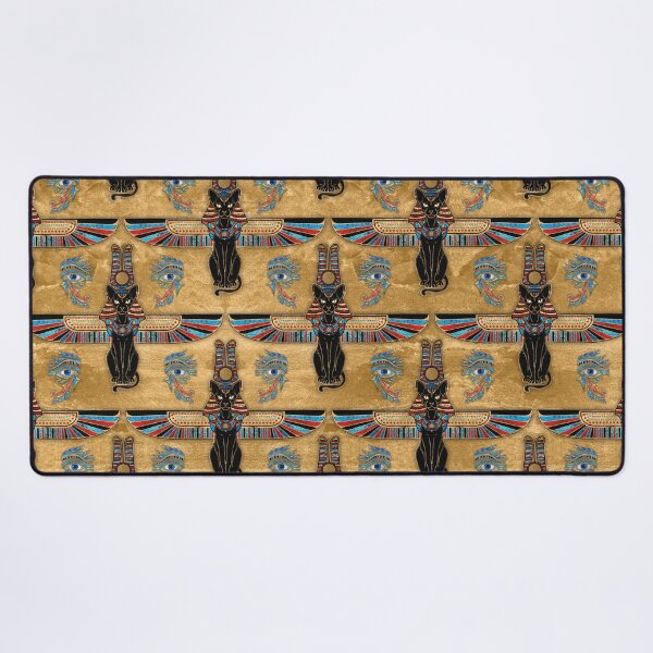 Item preview, Egyptian Cats and Eye of Horus pattern designed and sold by k9printart.