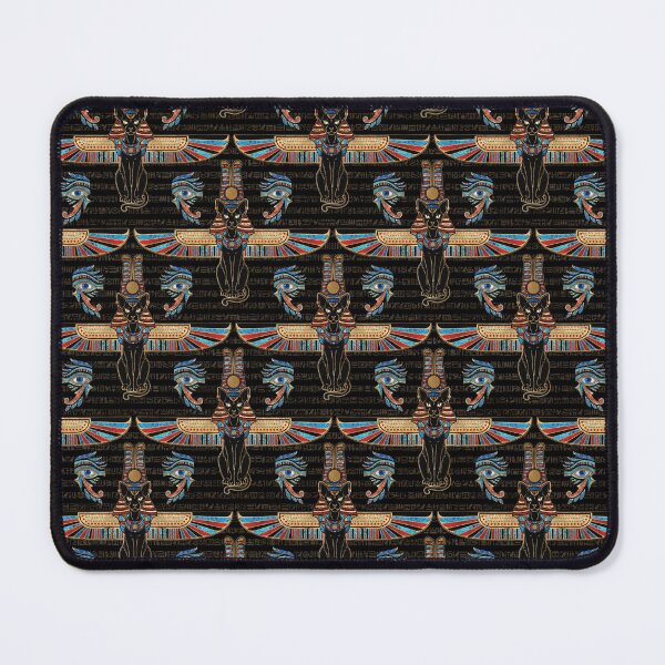 Item preview, Egyptian Cats and Eye of Horus pattern designed and sold by k9printart.