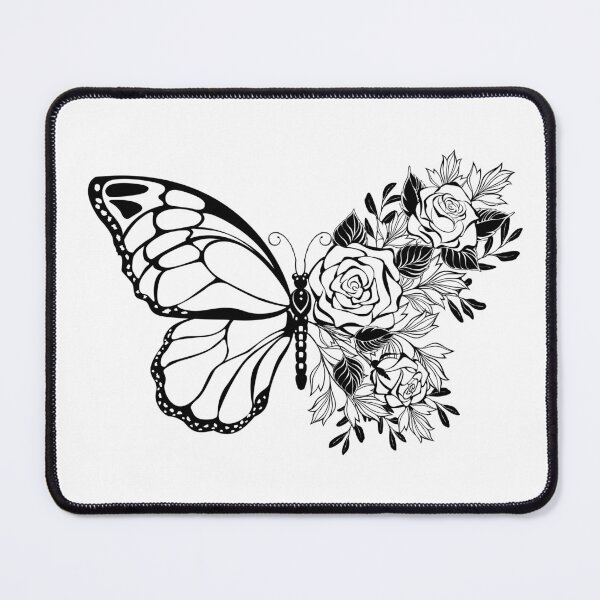 Item preview, Flower Butterfly with Rose designed and sold by Blackmoon9.