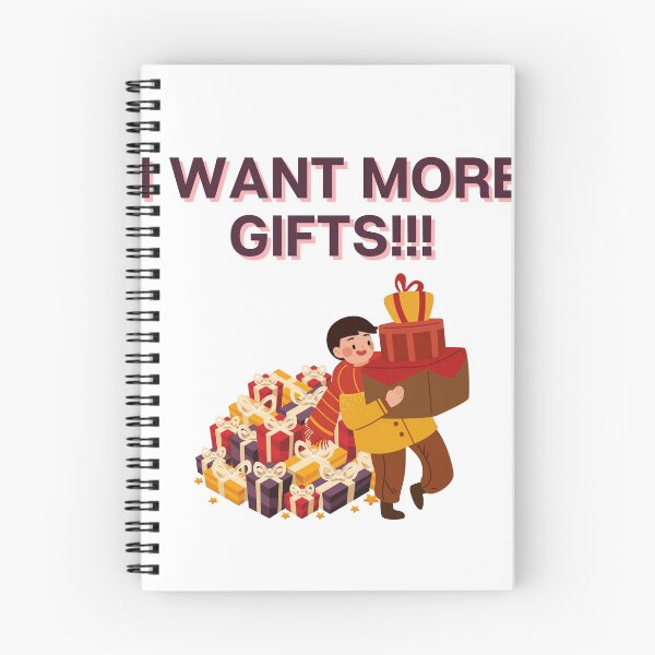 Artikelvorschau, ICH WILL MEHR GESCHENKE!!!! Weihnachtslustiges Geschenkdesign. entworfen und verkauft von MRUNALS.