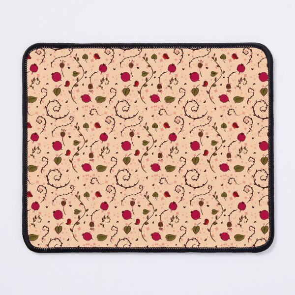 Item preview, Pomegranate  floral artwork pattern  designed and sold by Anastasia Toska.