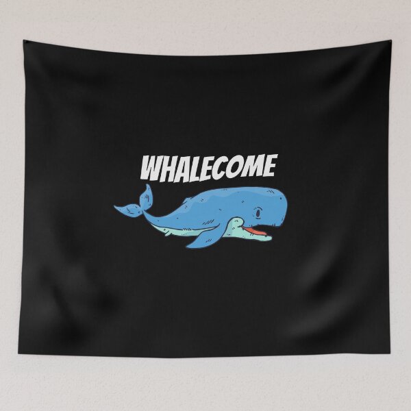 Item preview, Whalecome Funny Saying Pun of Welcome designed and sold by Housestore.