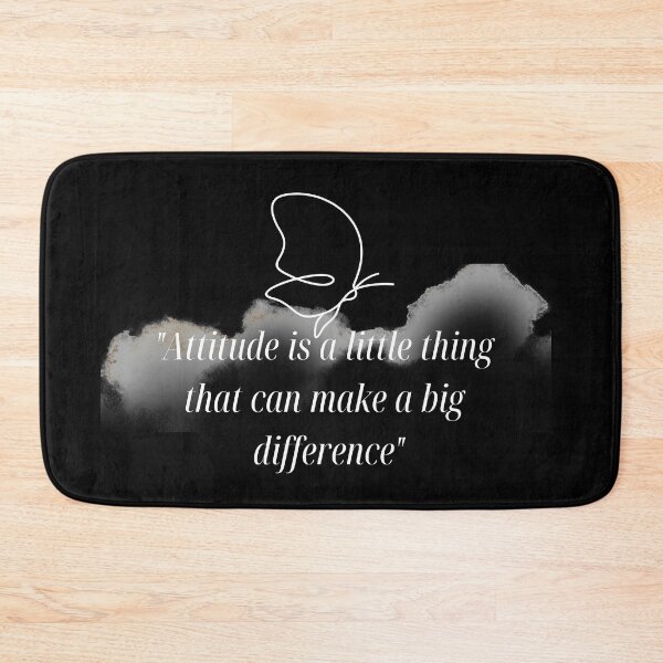 Item preview, Attitude is a little thing that makes a big difference -Positive Attitude Quotes designed and sold by Red-ElYoubi.