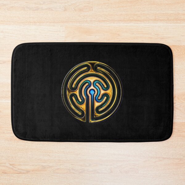 Item preview, Warm Metallic Labyrinth designed and sold by kernowerno.