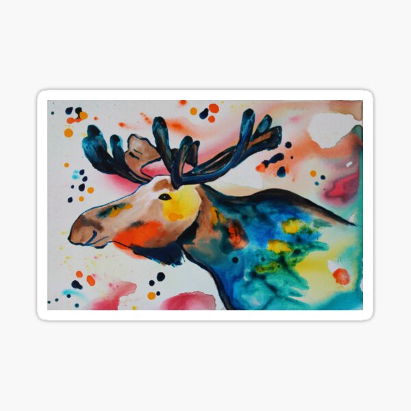 It's a Moose Sticker