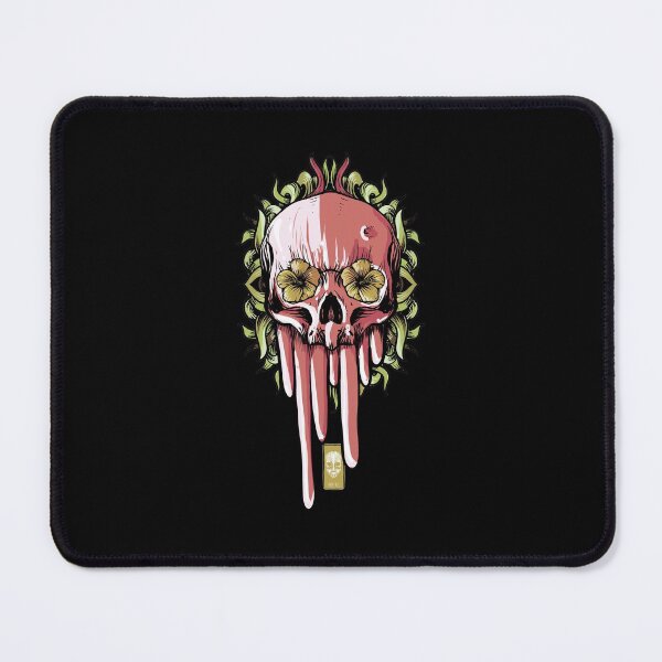 Item preview, Skull and flowers designed and sold by fakeface.